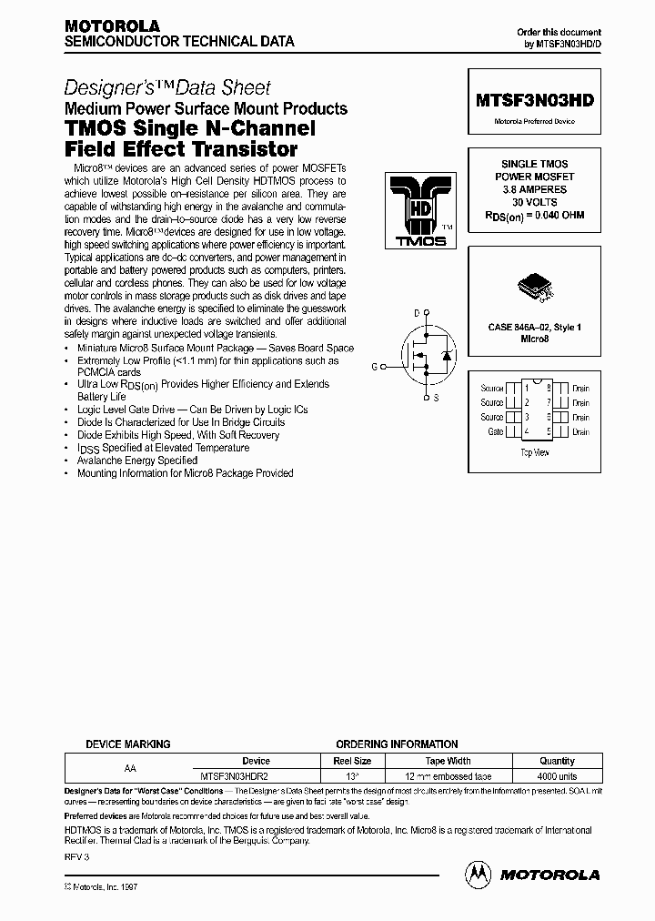 MTSF3N03HD_87418.PDF Datasheet