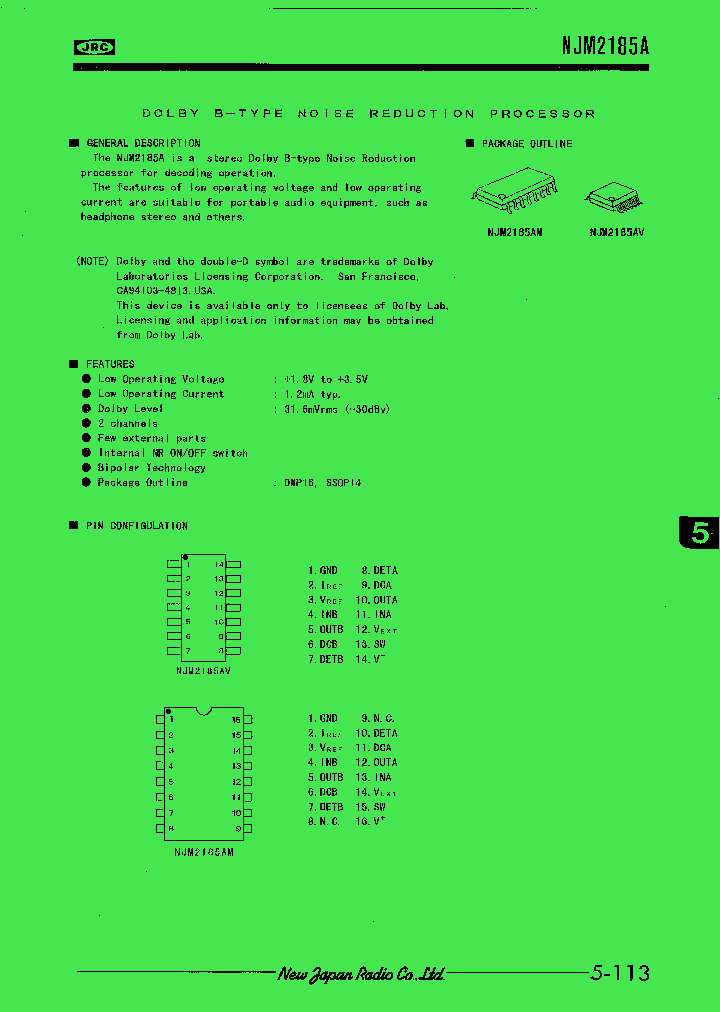 NJM2185A_155408.PDF Datasheet