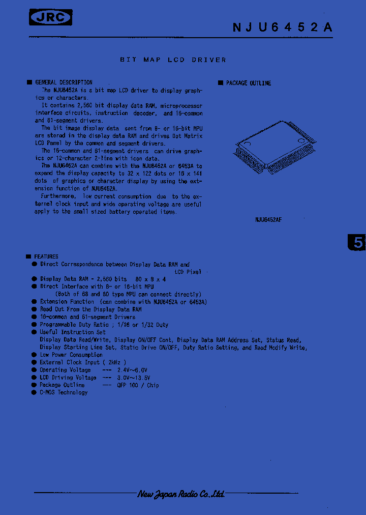 NJU6452A_61463.PDF Datasheet