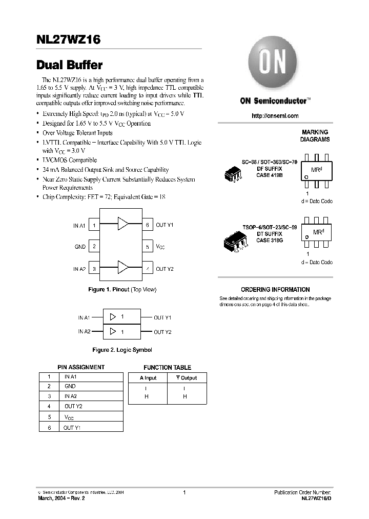 NL27WZ16DFT2_32336.PDF Datasheet