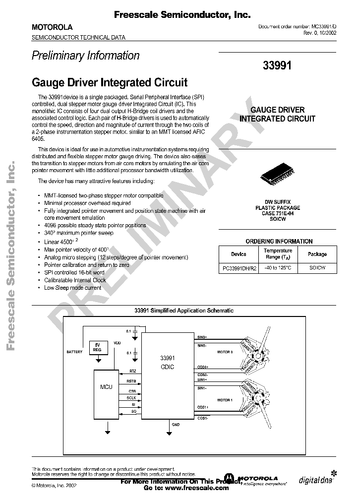 MC33991_30945.PDF Datasheet