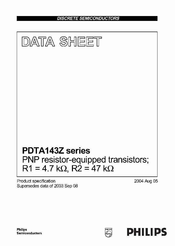 PDTA143Z_110629.PDF Datasheet