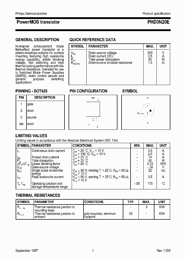 PHD3N20E_164010.PDF Datasheet
