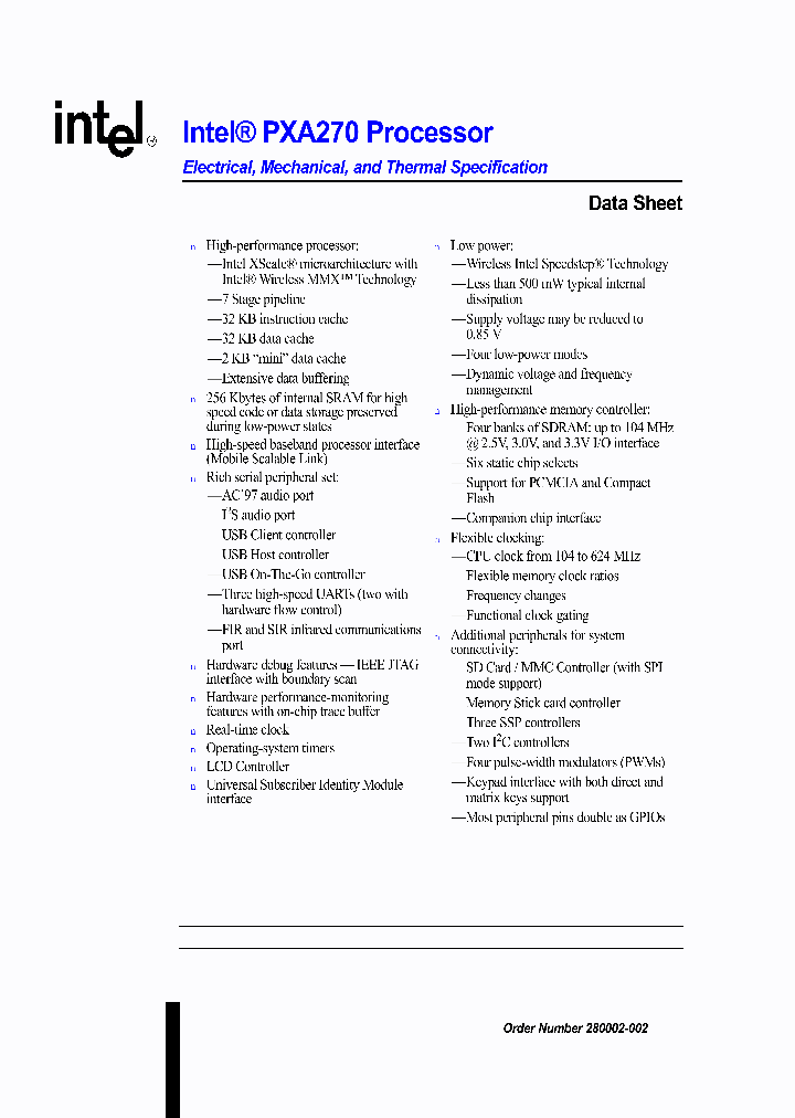PXA270_186327.PDF Datasheet