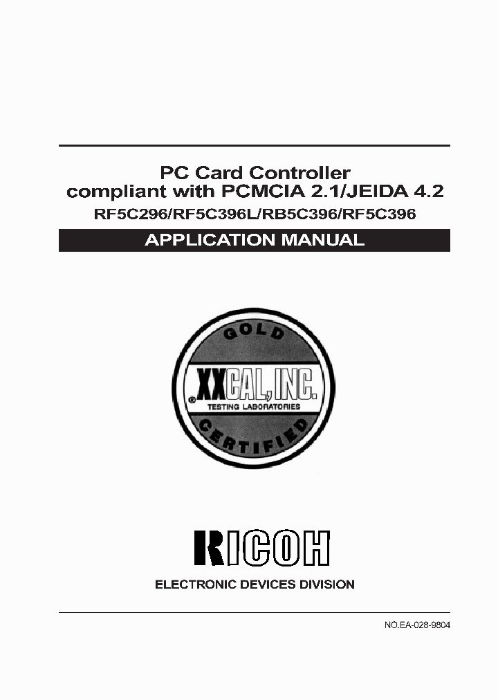 RF5C296_152530.PDF Datasheet