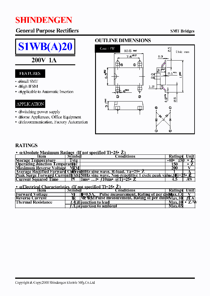 S1WB20_52943.PDF Datasheet