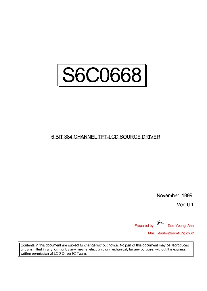 S6C0668_148298.PDF Datasheet