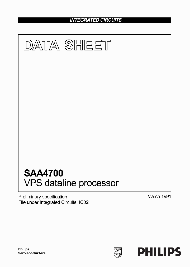 SAA4700_139882.PDF Datasheet