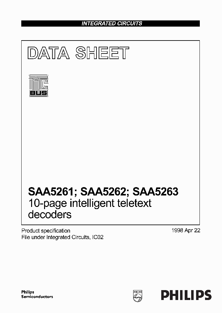 SAA5261_149493.PDF Datasheet