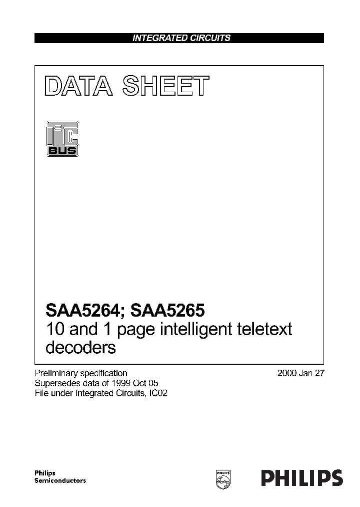 SAA5264_149499.PDF Datasheet