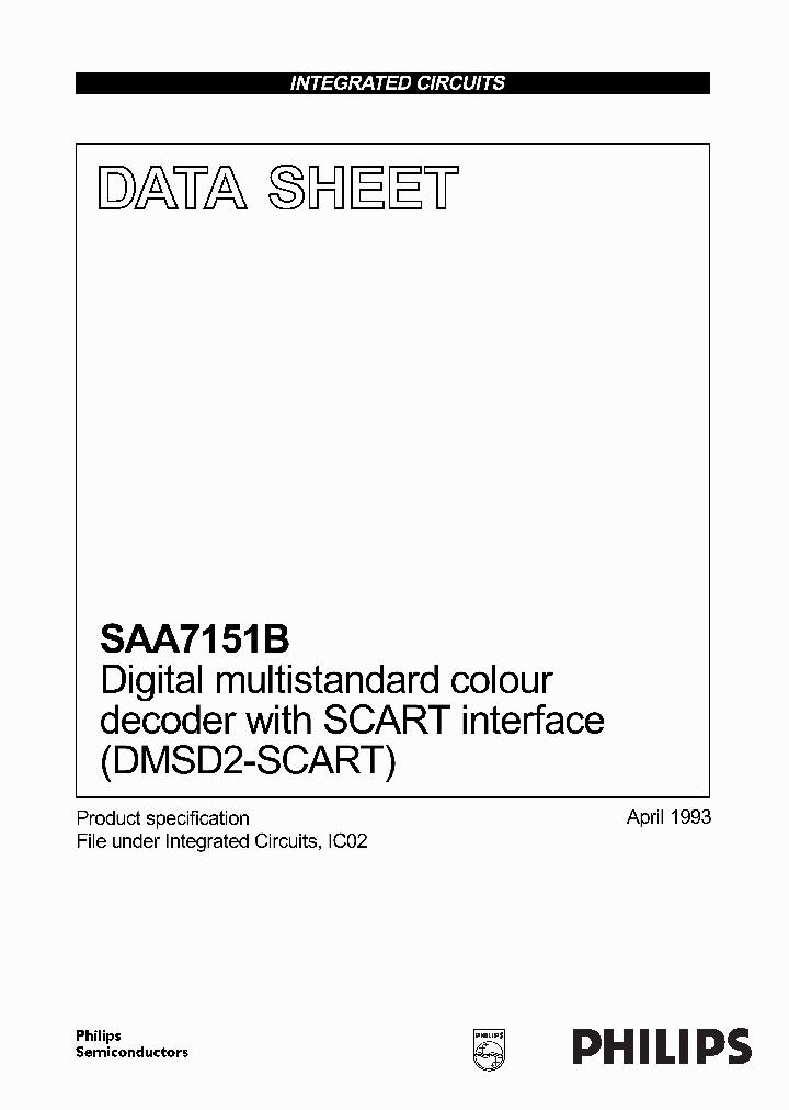 SAA7151_120335.PDF Datasheet