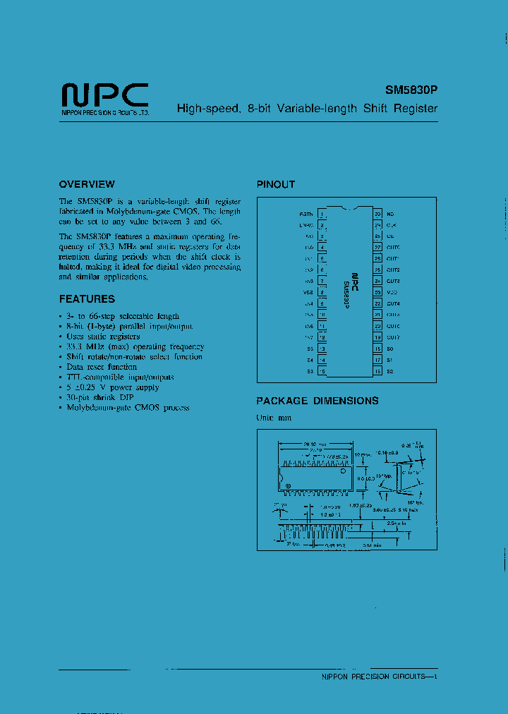 SM5830P_149185.PDF Datasheet