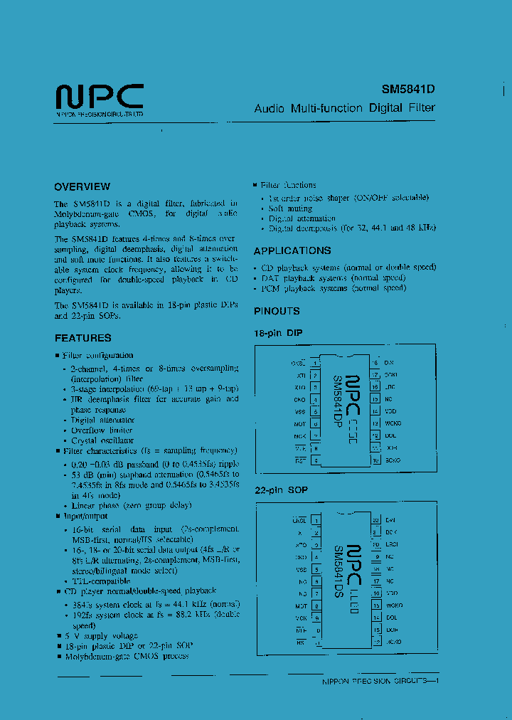 SM5841D_82008.PDF Datasheet