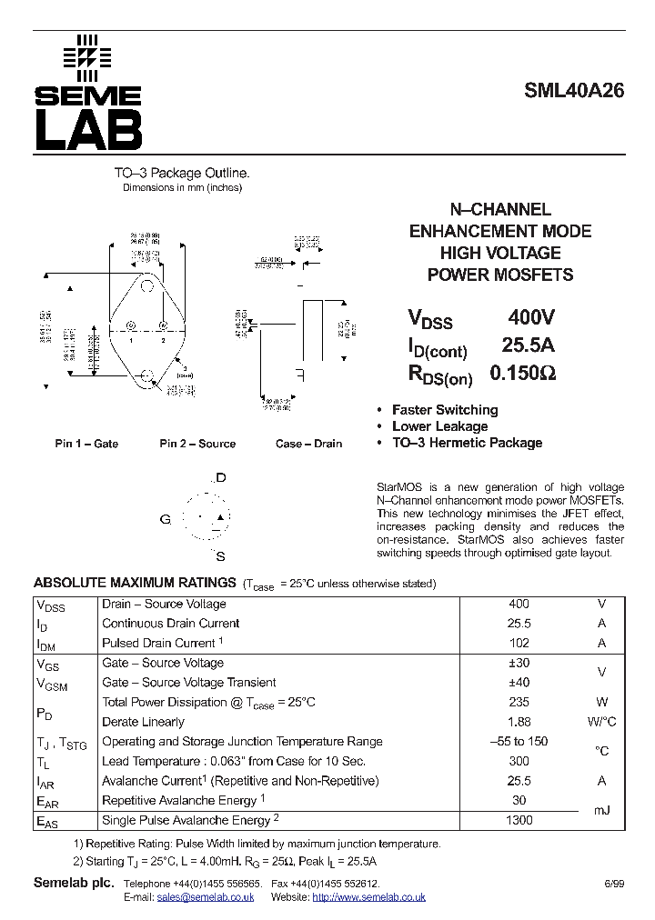 SML40A26_41447.PDF Datasheet