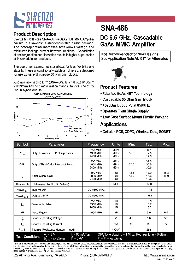 SNA-486_195306.PDF Datasheet
