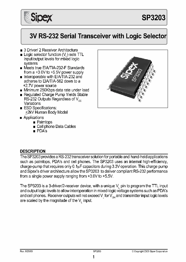 SP3203_35667.PDF Datasheet