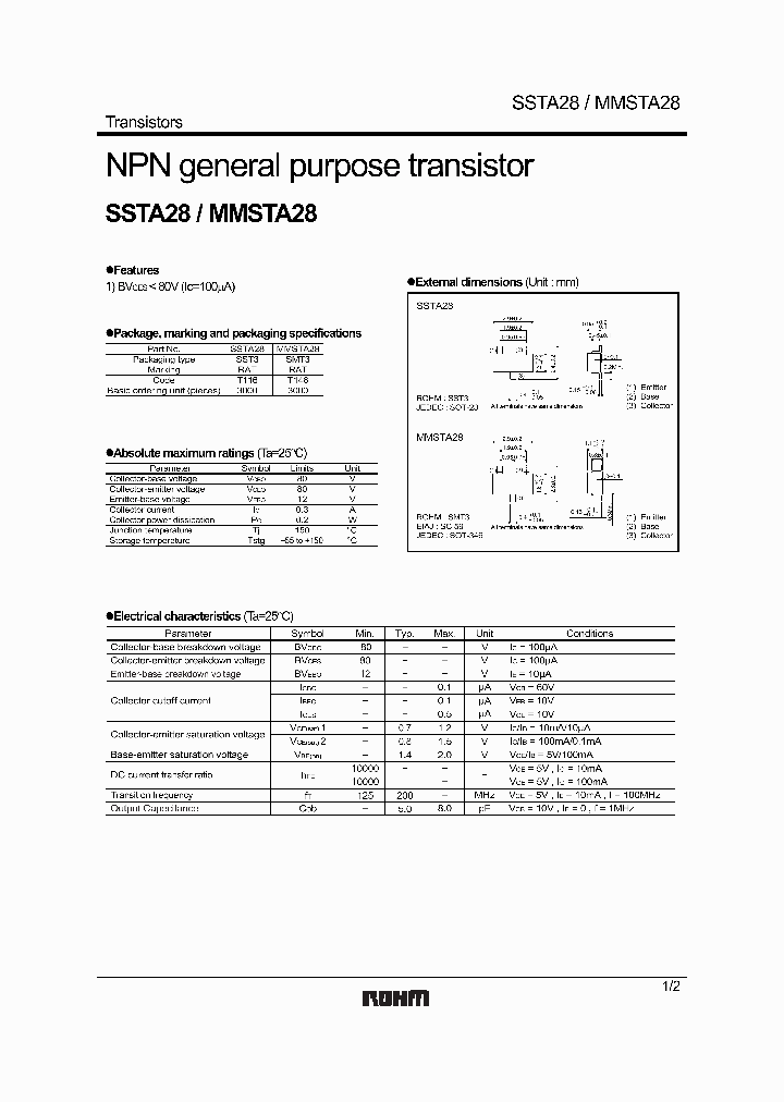 SSTA28_72891.PDF Datasheet