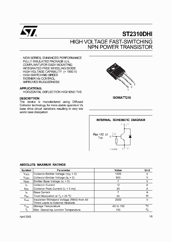 ST2310DHI_76288.PDF Datasheet