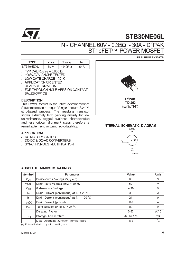 STB30NE06L_77419.PDF Datasheet