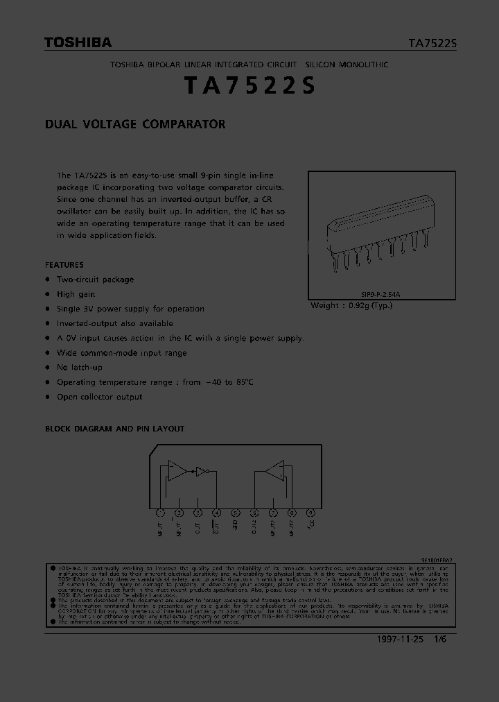 TA7522S_127909.PDF Datasheet