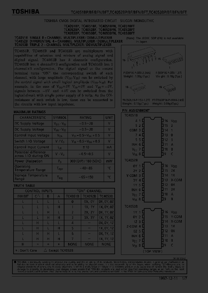 TC4052BF_36692.PDF Datasheet
