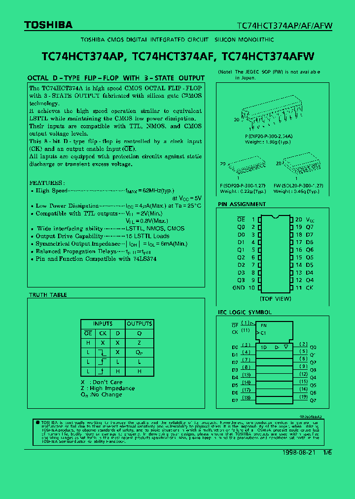 TC74HCT374AF_187813.PDF Datasheet