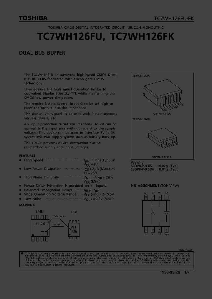 TC7WH126FK_36941.PDF Datasheet