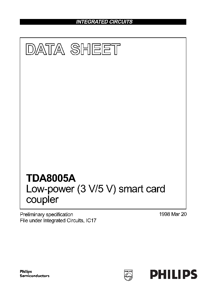 TDA8005A_115542.PDF Datasheet