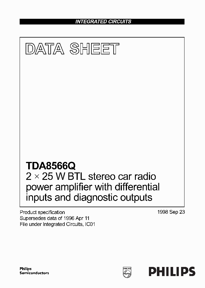 TDA8566_97665.PDF Datasheet