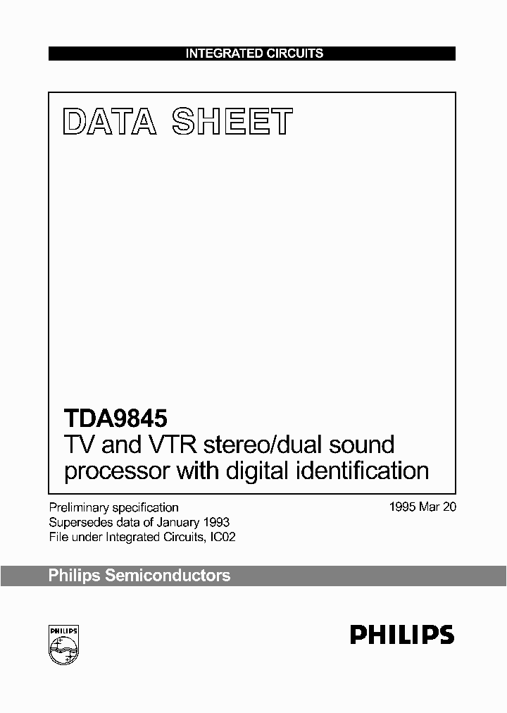 TDA9845_36566.PDF Datasheet