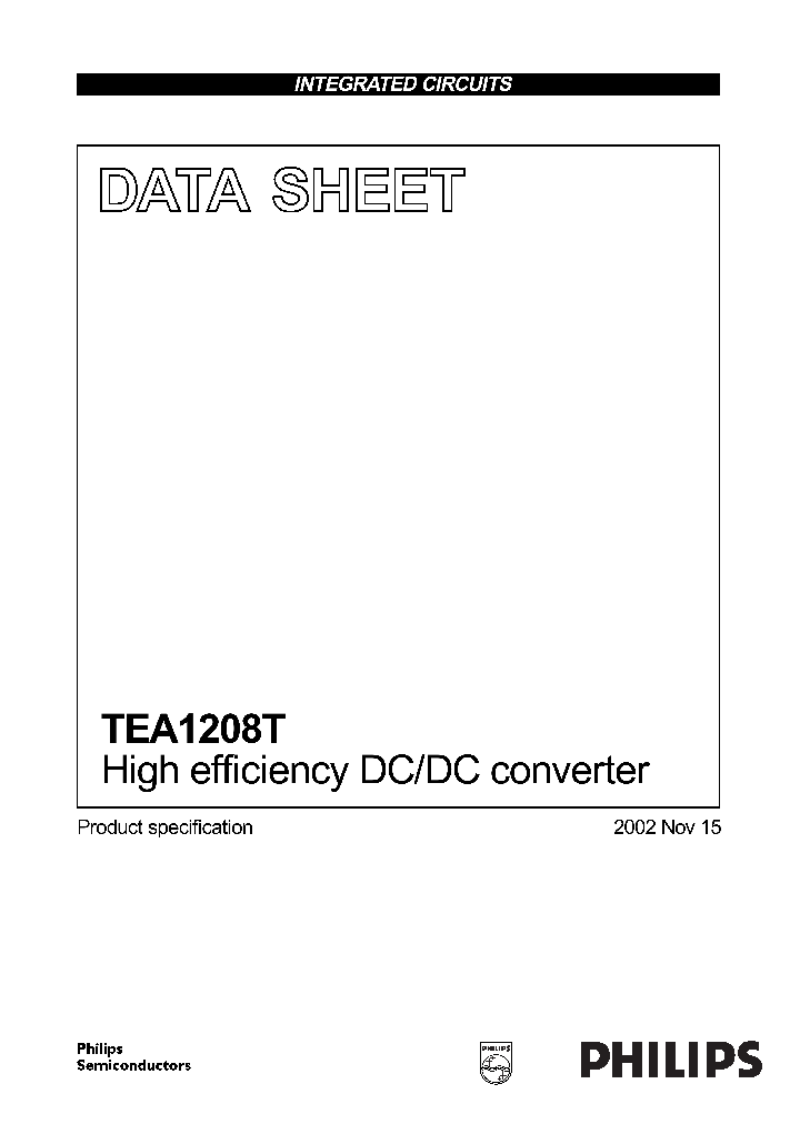TEA1208T_37119.PDF Datasheet