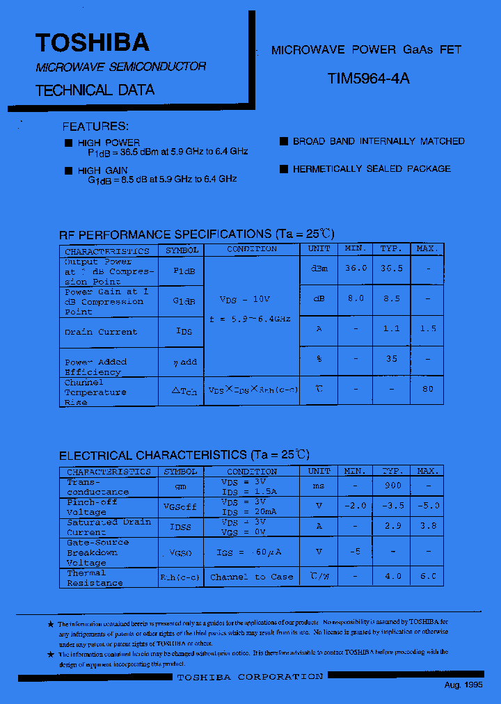 TIM5964-4A_68988.PDF Datasheet