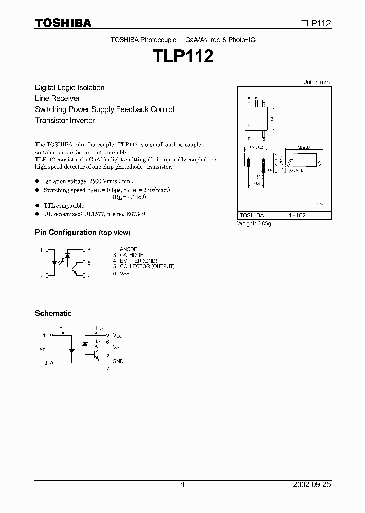 TLP112_173835.PDF Datasheet