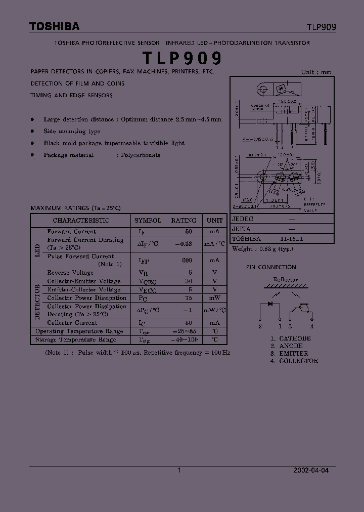 TLP909_4340.PDF Datasheet