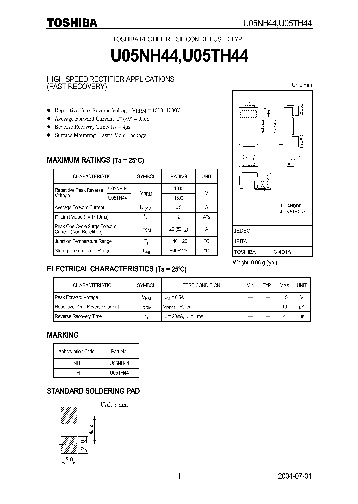 U05NH44_62041.PDF Datasheet