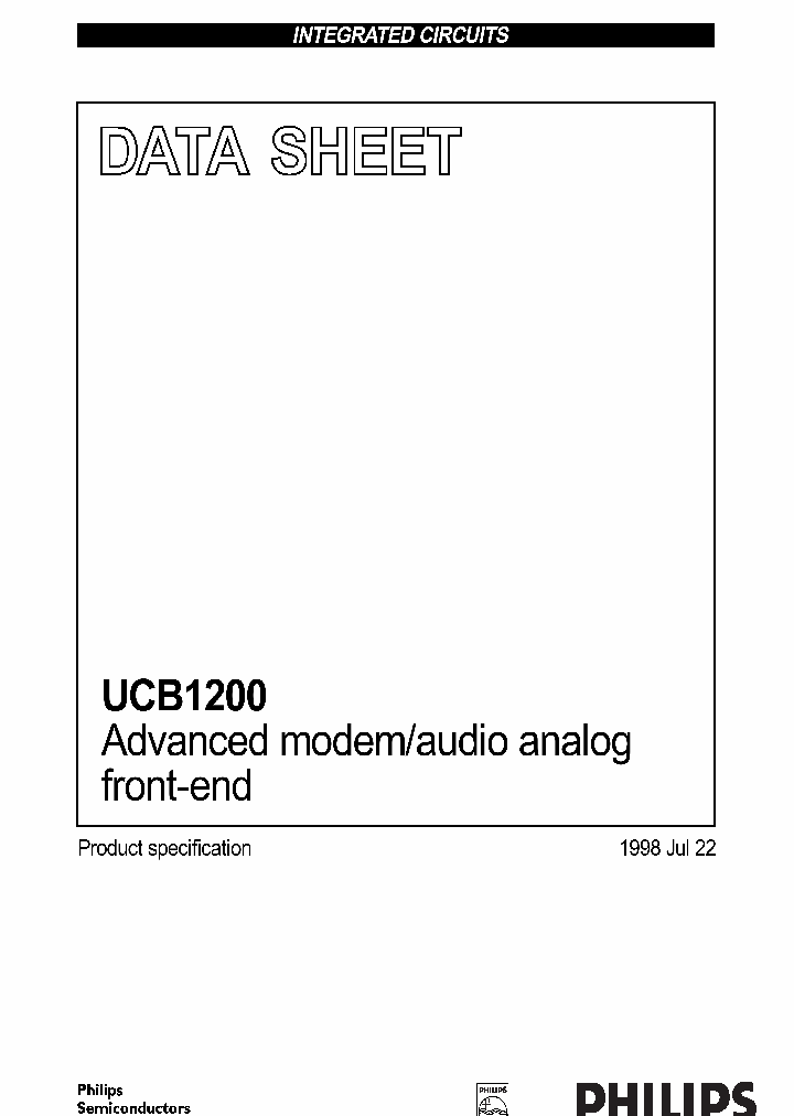 UCB1200_60699.PDF Datasheet