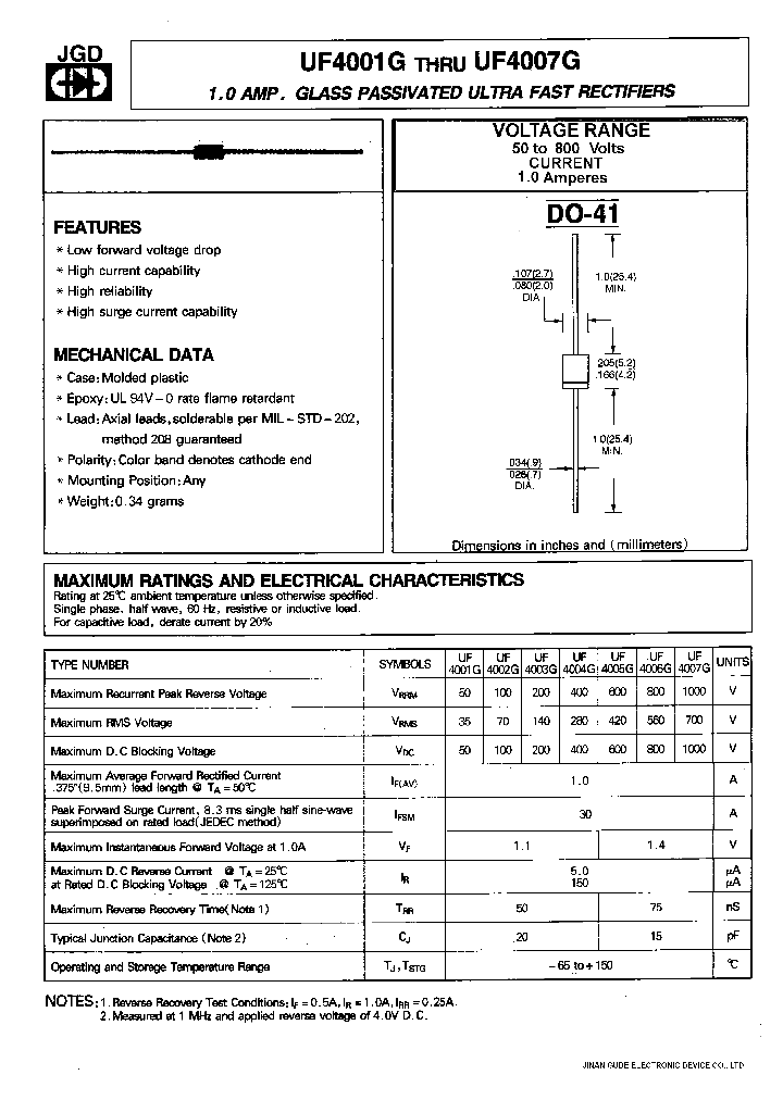 UF4001G_60389.PDF Datasheet