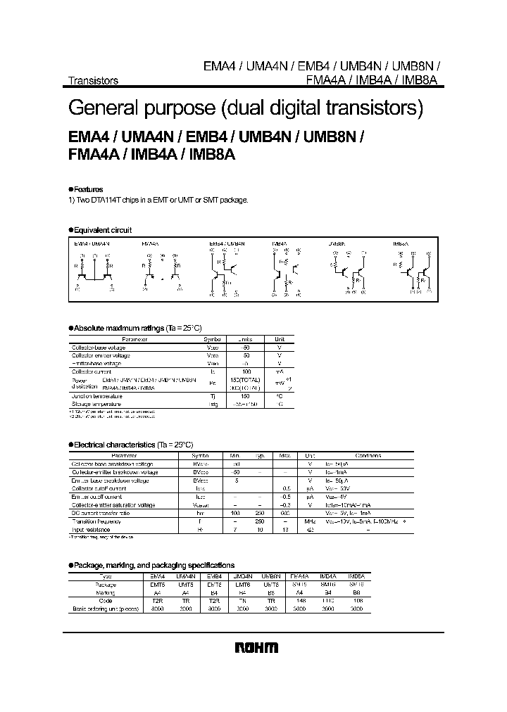 UMA4N_59295.PDF Datasheet