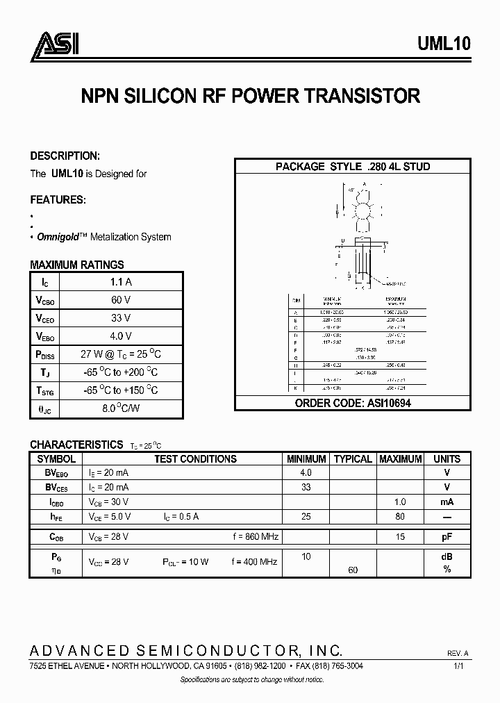 UML10_59371.PDF Datasheet