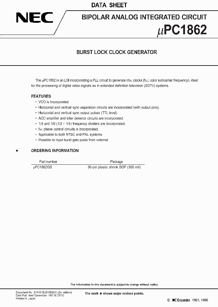 UPC1862_131198.PDF Datasheet