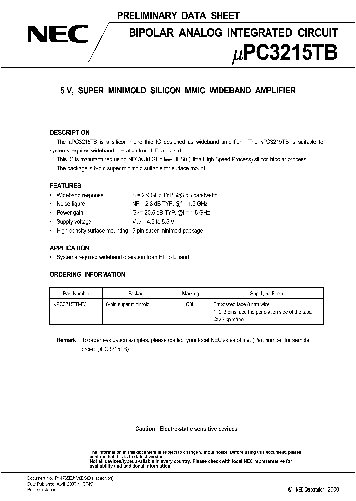 UPC3215TB_144688.PDF Datasheet