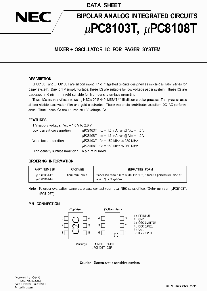 UPC8103_175176.PDF Datasheet