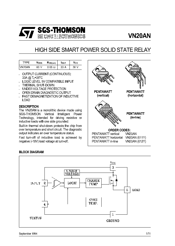 VN20AN_54827.PDF Datasheet