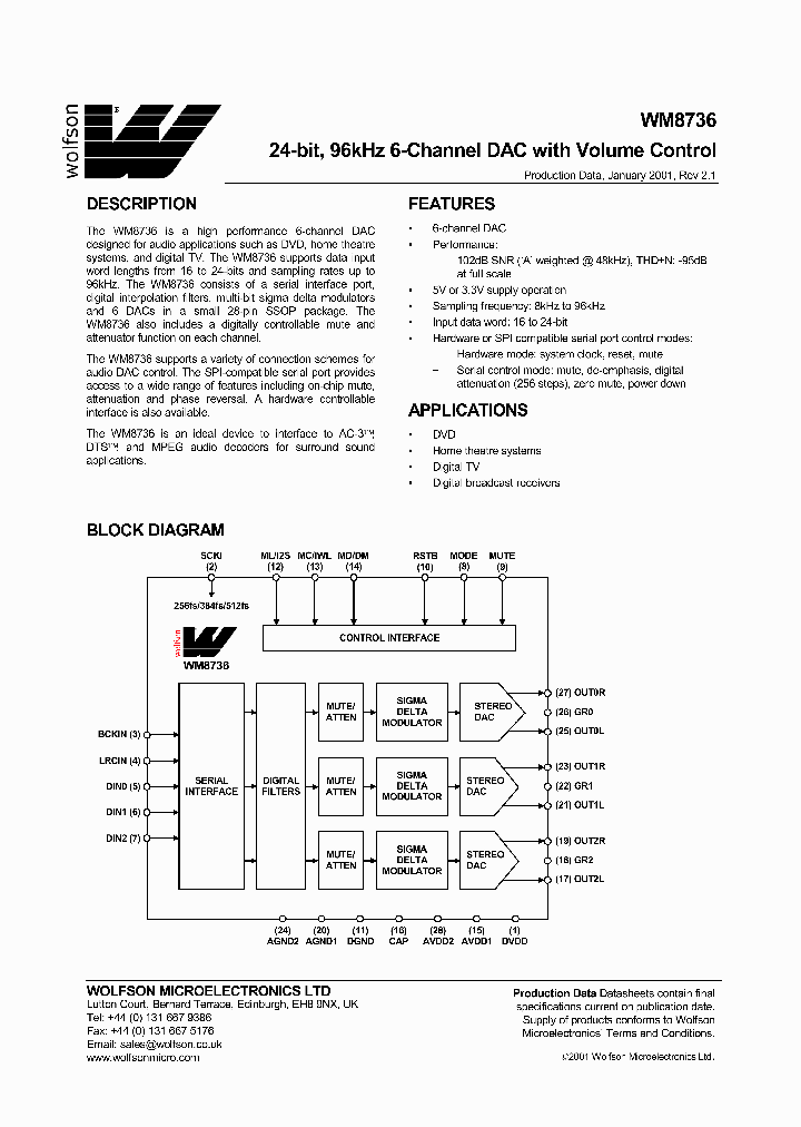 WM8736_51812.PDF Datasheet