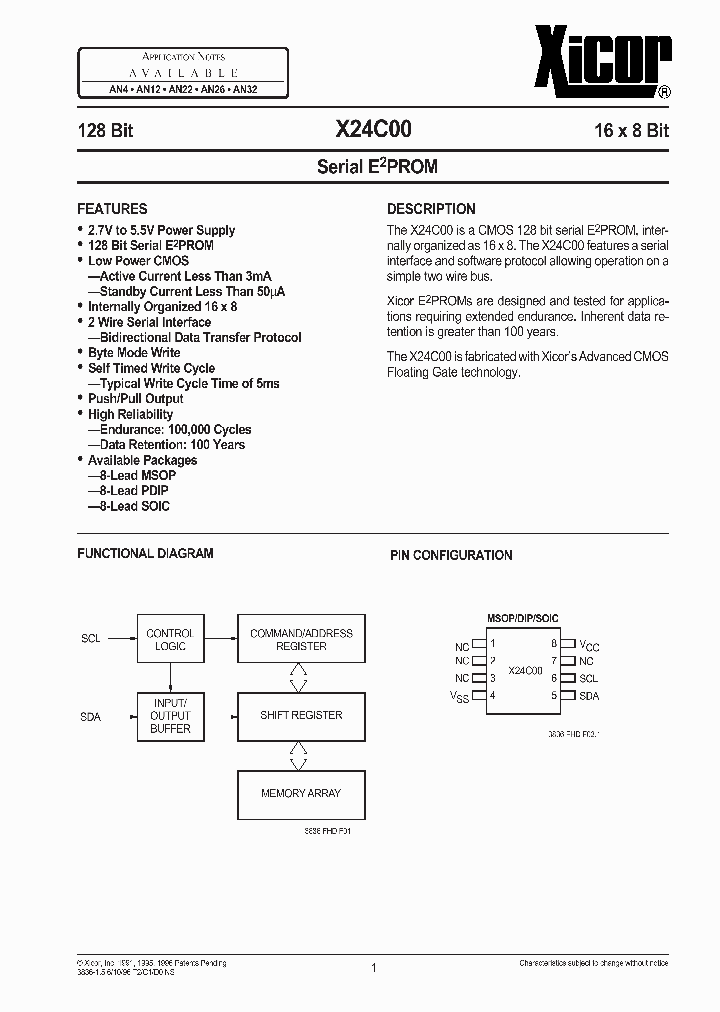 X24C00_138121.PDF Datasheet