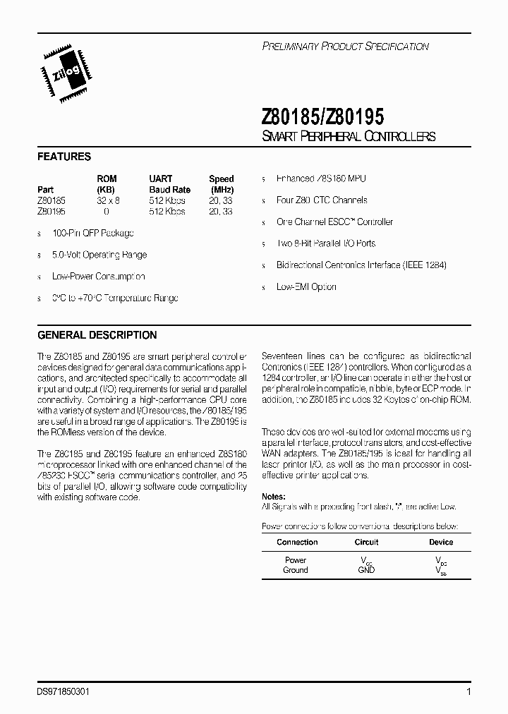 Z80195_32782.PDF Datasheet