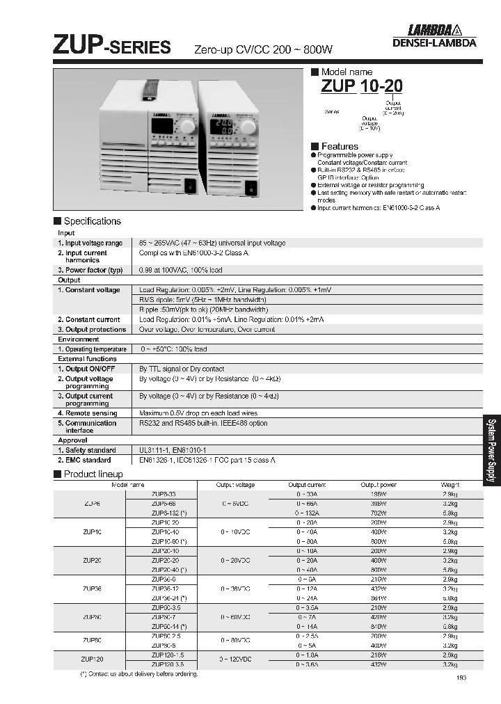 ZUP10_59206.PDF Datasheet