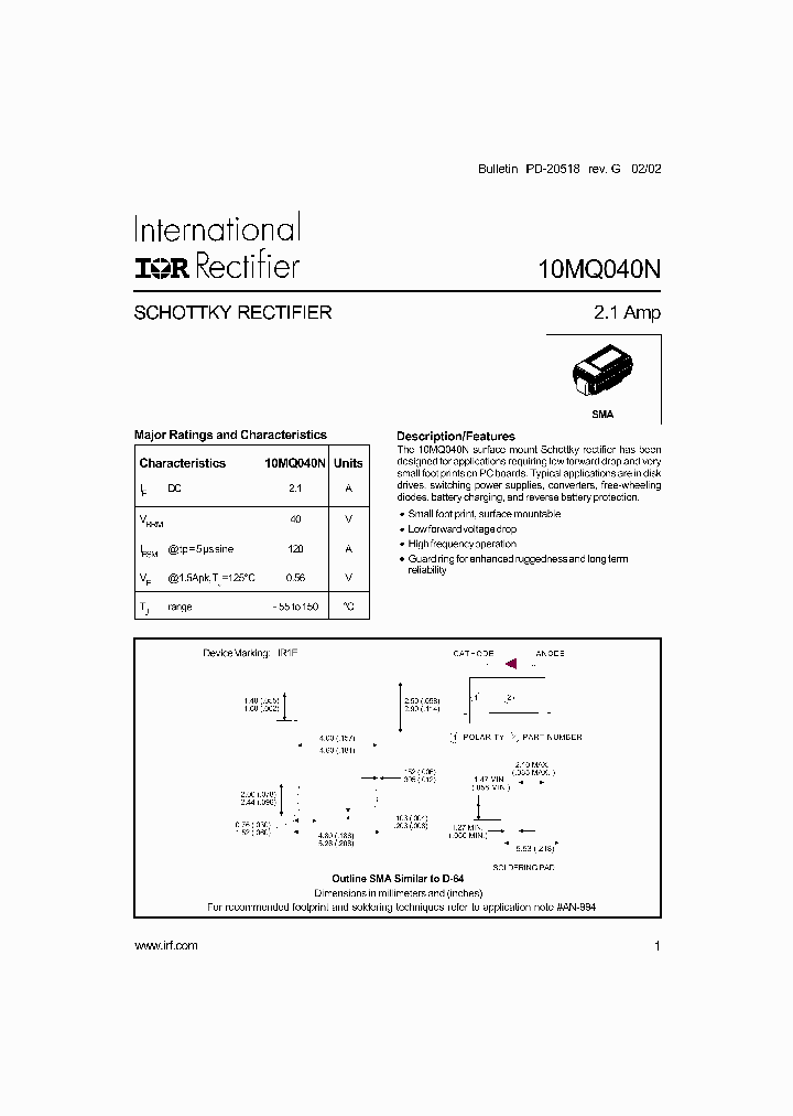 10MQ040N_284407.PDF Datasheet