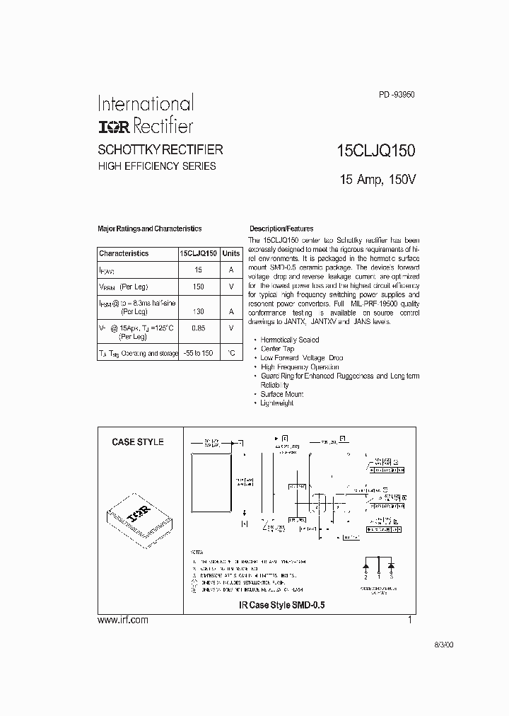 15CLJQ150_295992.PDF Datasheet