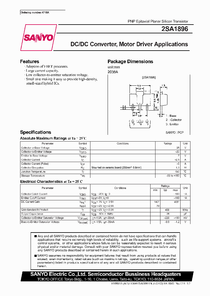 2SA1896_294282.PDF Datasheet